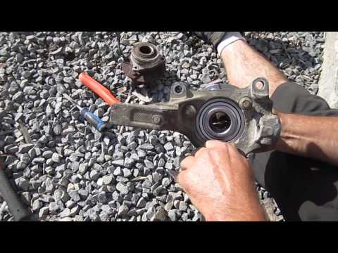 Saturn Vue How To Install The Front Wheel Bearing In Its Hub