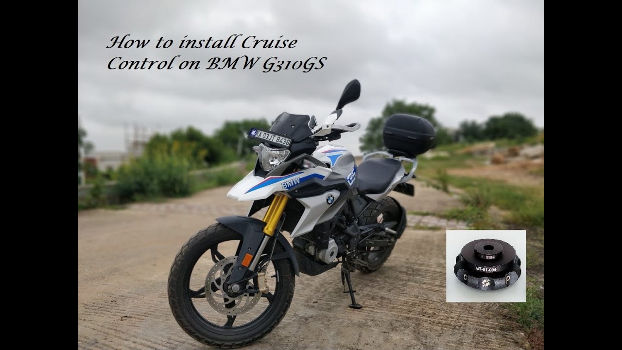Cruise Control Installation on BMW G310GS with Bark Busters - YouTube