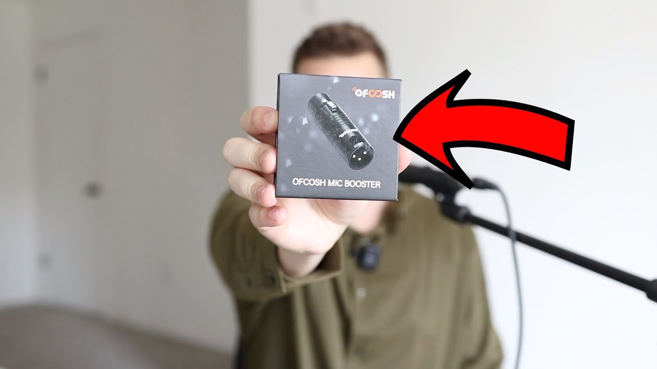 OFCOSH Microphone Preamp Booster Ultra-Clean 25dB Gain Phantom Power Compatible - Unboxing & Review