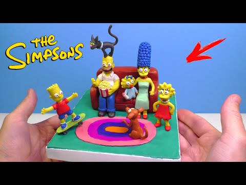 СИМПСОНЫ - Диорама из пластилина | The Simpsons