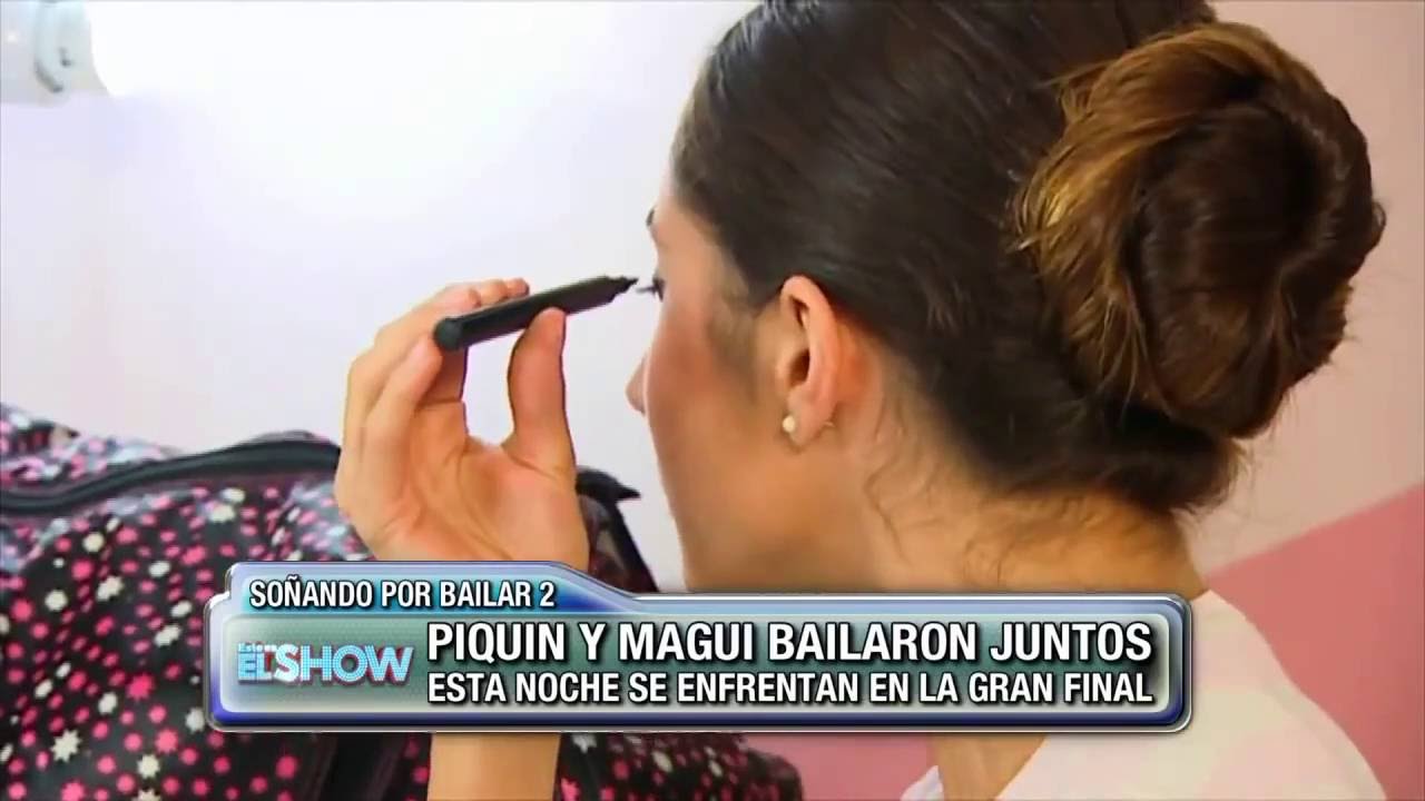 Magui Bravi y Hernan Piquin bailando juntos