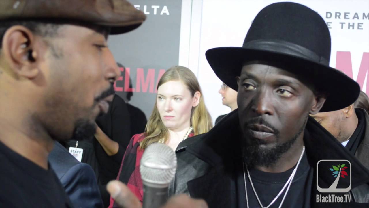 red rocks Michael K. Williams at Selma Premiere