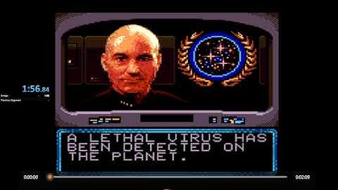 Star Trek: The Next Generation: Advanced Holodeck Tutorial Ensign Speedrun 1:56.84