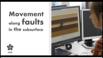 Movement along faults in the subsurface