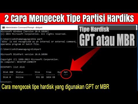 Video: Bagaimana cara mengetahui tabel partisi yang saya miliki?