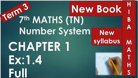 7th maths term 3 chapter 1 exercise 1.4 full answers tn samacheer new syllabus