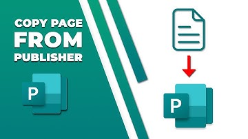 How to copy one page from publisher to another