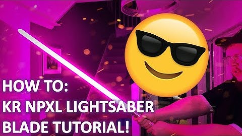 KR Sabers How To: Make A Lightsaber NeoPixel Blade Using KR 