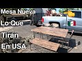 Lo que botan en usa muebles ropa y refrjerador