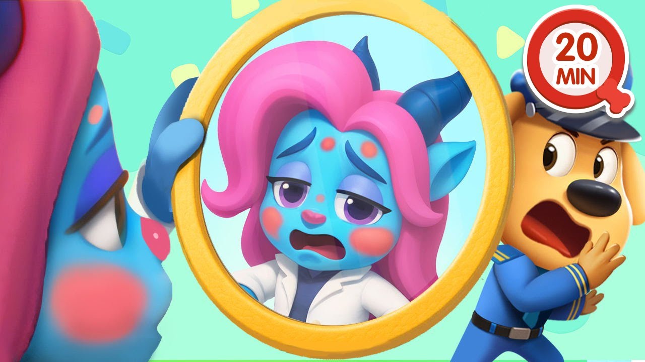 Alergia de Comida 😋 Dibujos Animados 🔍Sheriff Labrador en Español