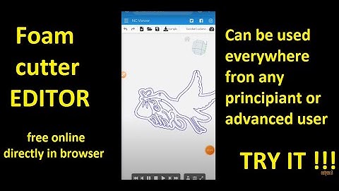 Costycnc mobile phone android foam cut editor online free (javascript)  for styrofoam cutters cnc