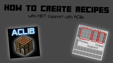 AClib Recipe Creation Demo [Outdated]
