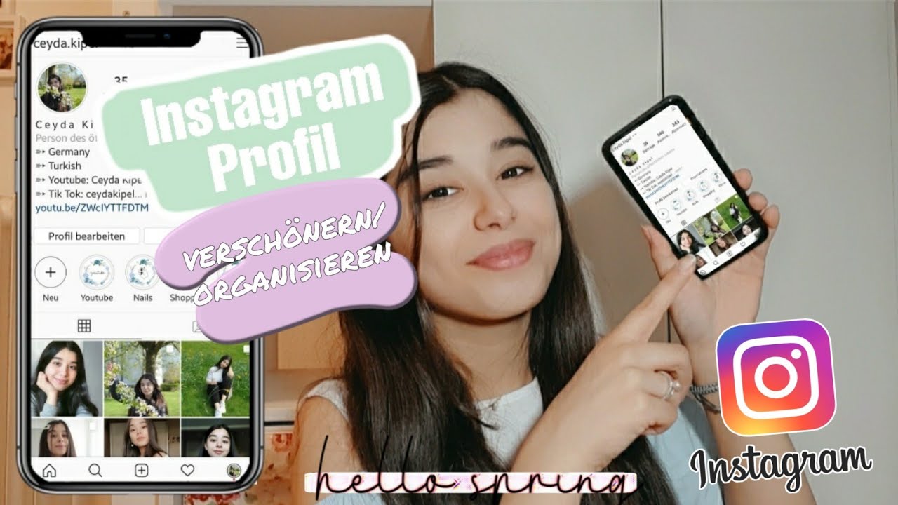 Update So könnt ihr euer INSTAGRAM PROFIL verschönern/organisieren | Ceyda Kipel