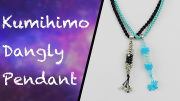 Kumihimo Beaded Pendant