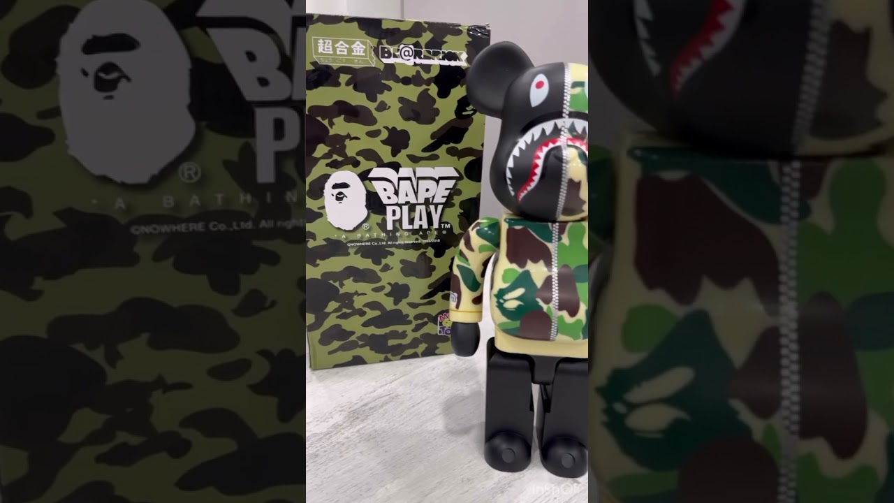BEARBRICK 400% 28cm "BAPE"