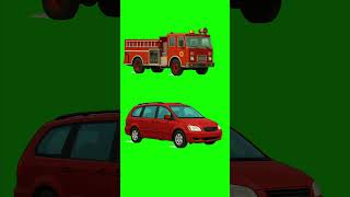 Fire Truck Car Green Screen