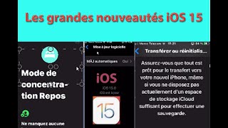 Les 6 grandes nouveautés iOS 15 ! et comment faire la mise à jour