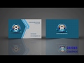 Photoshop tutorial | Business Card Design | by sahak Graphics