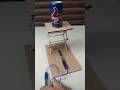 Hydraulic Powered Lift Machine from Cardboard #shortsviral #youtubeshorts
