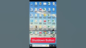 How to make shutdown button on desktop @kaithinstitute