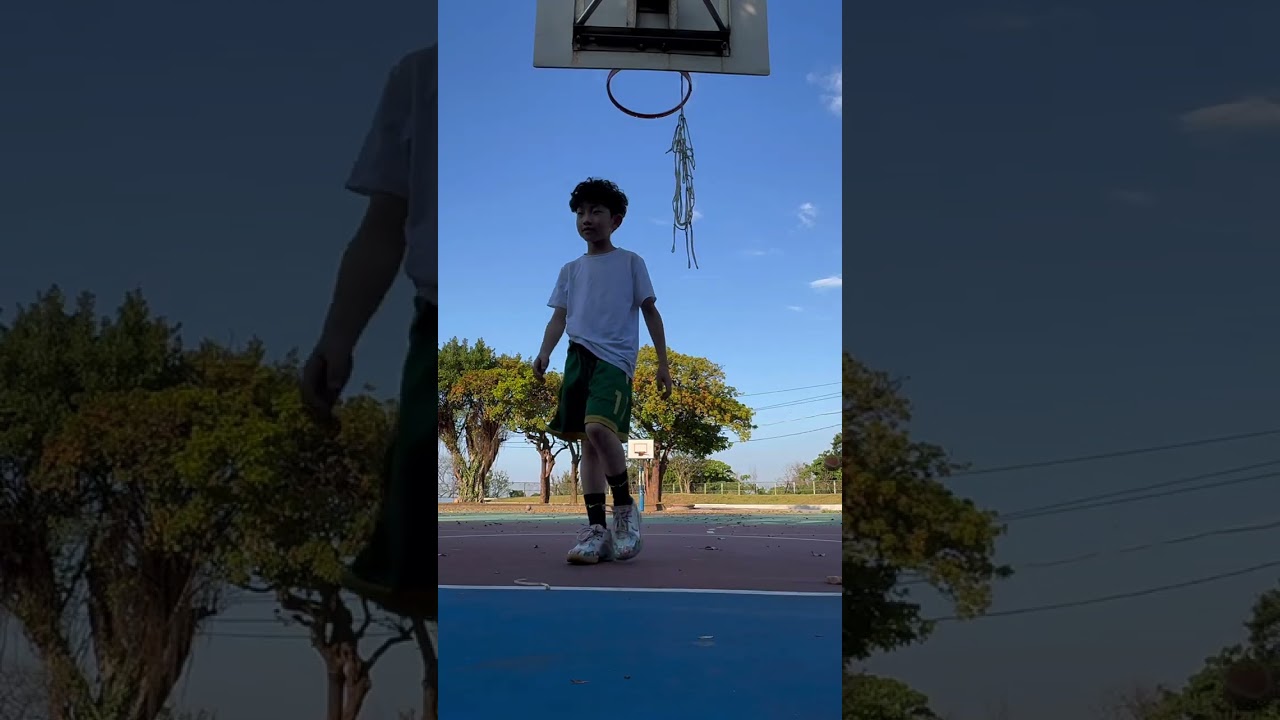 2026春節帶Kai  跟 Sindy回母校打球🏀