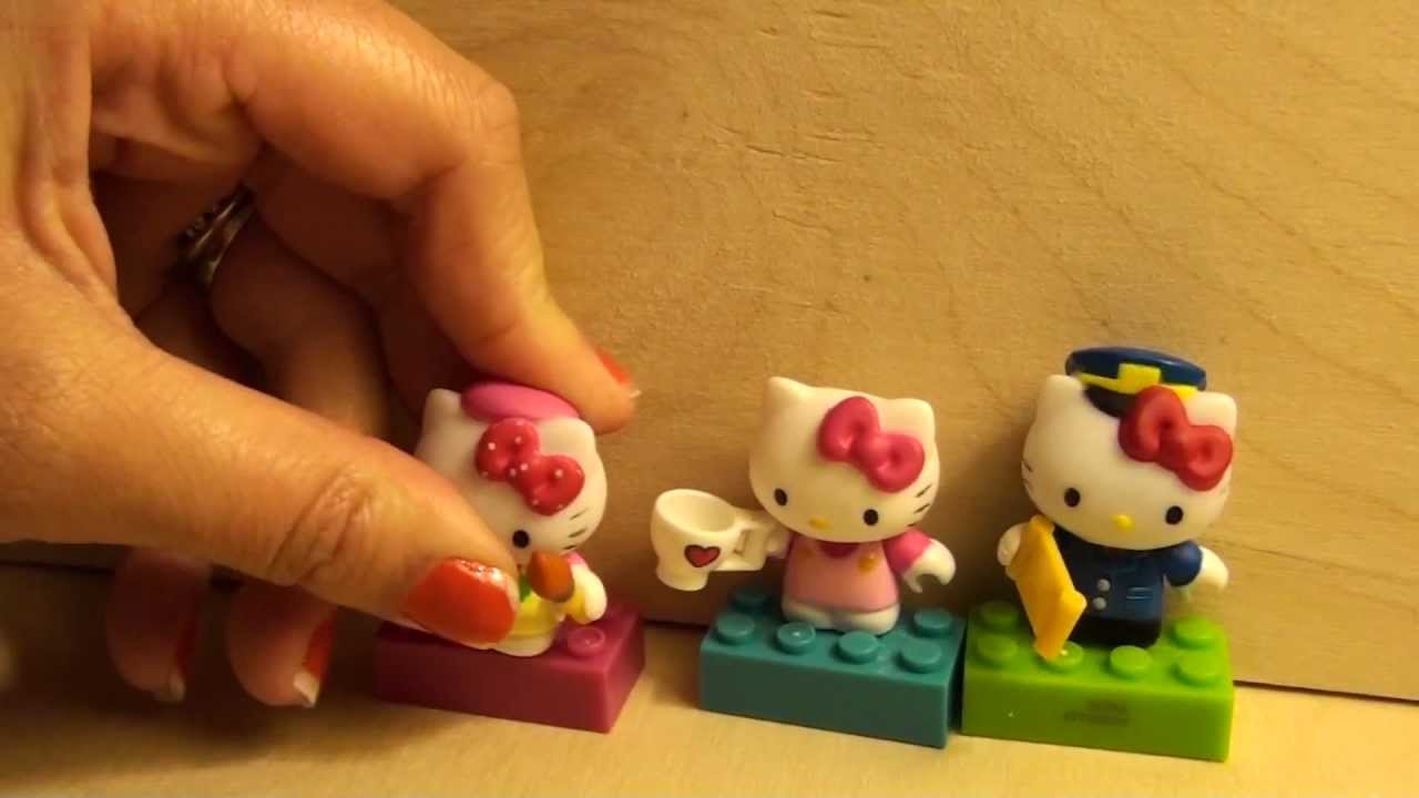 Opening Hello Kitty Series 2 Mega Bloks 3 Blind Packs Youtube