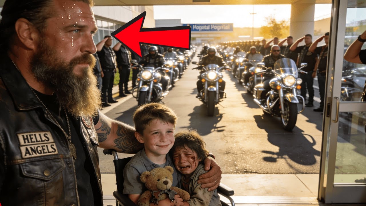 Biker’s Child Took 3 Bullets for a Homeless Kid. Their Legendary Response Stunned the World!