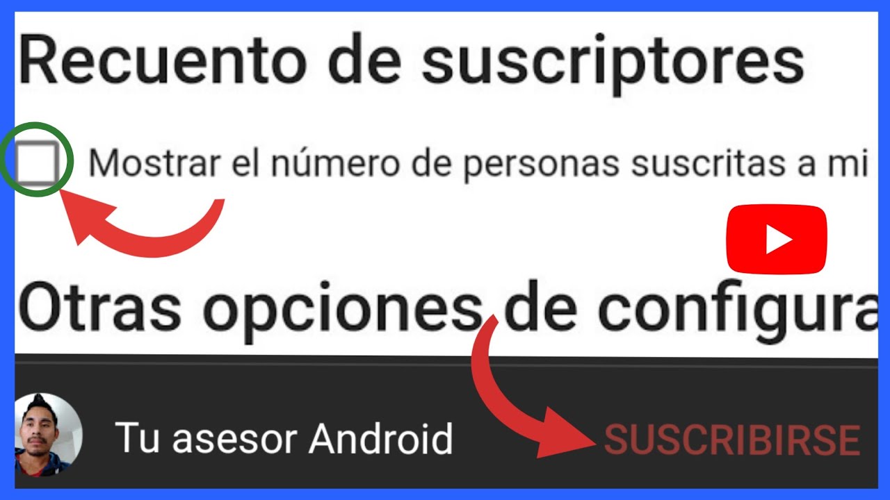 Como OCULTAR tus SUSCRIPTORES de tú canal de YouTube | desde tú celular 2020