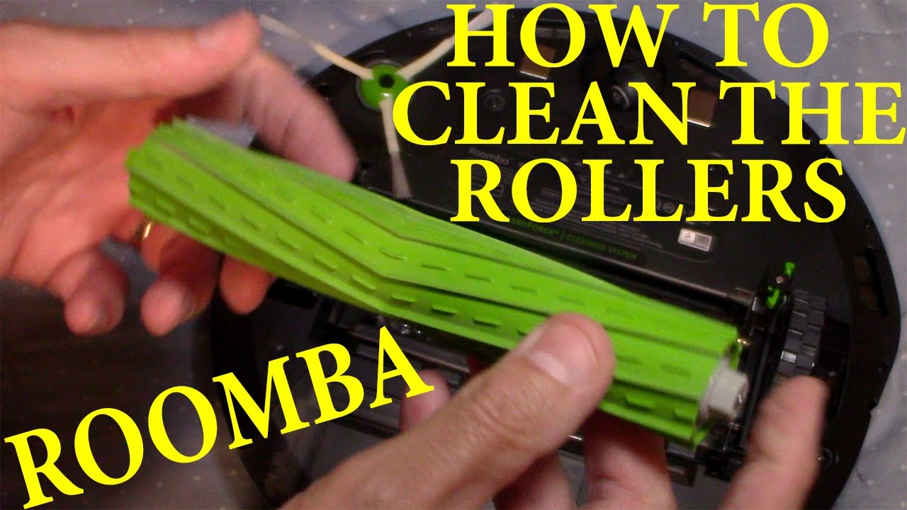 Roomba Cleaning The Rollers and Sweep Brush 2020 YouTube