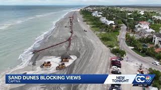New Captiva sand protects island — but blocks iconic view