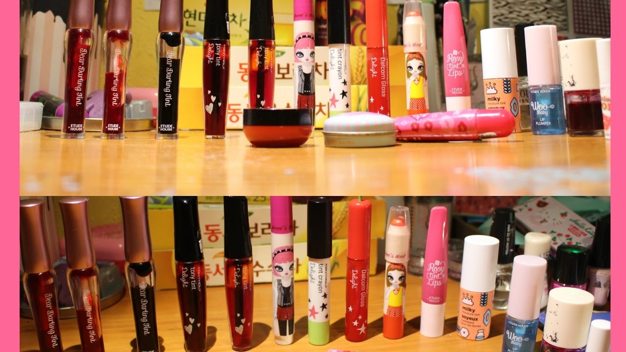 Korean Lip Tint collection
