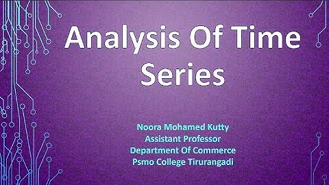 Time Series Analysis