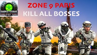 Sniper Strike : Special Ops Campaign Zone 9 Paris Kill Boss ( iOS & Android ) screenshot 3