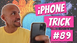 iPhone Trick I Bet You Didn't Know #89 #shorts