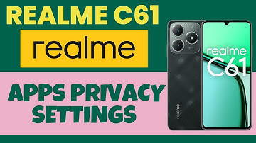 Hide Apps Realme C61 || How to hide apps || Apps privacy settings
