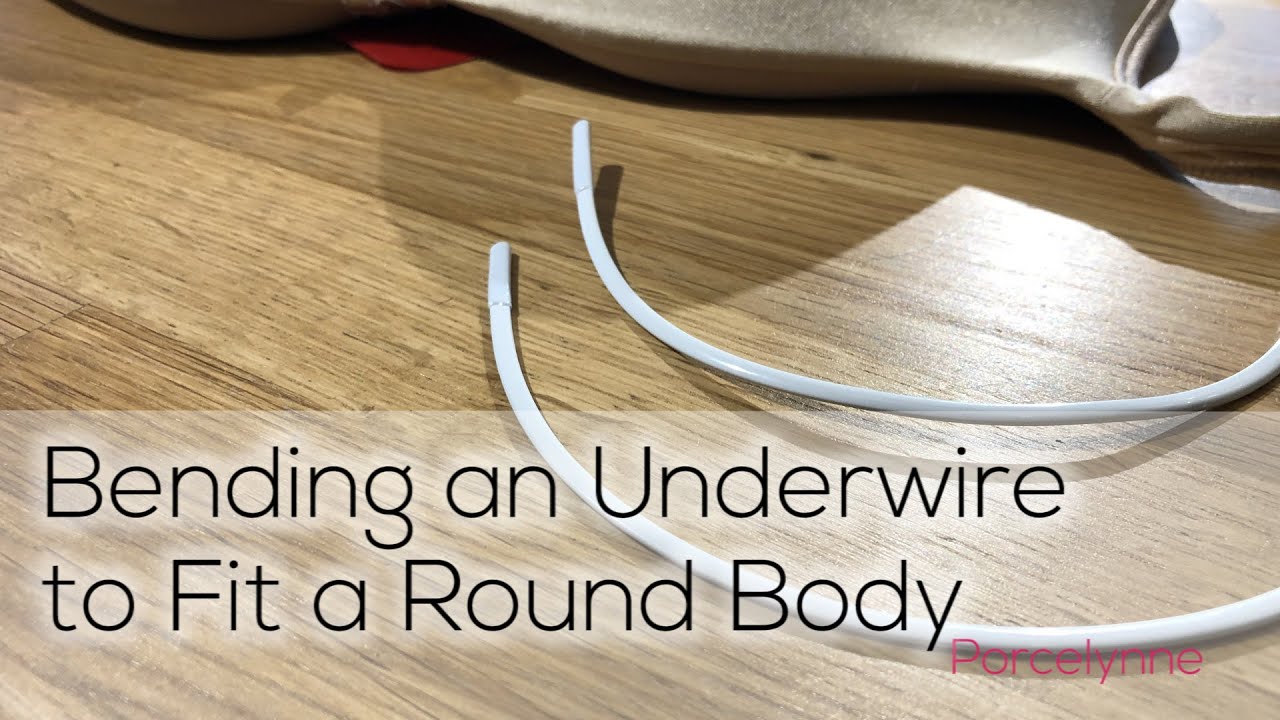 Bend an Underwire to Better Fit a Body with a Custom Bra Draft Bare Essentials: Bras