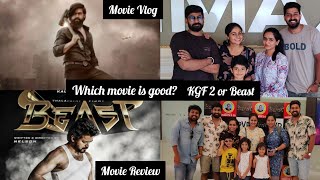 Beast & KGF 2 - Movie Vlog & Review tamil kannada movie vlog review fun weekend