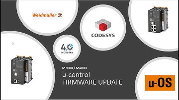Weidmuller M3000 / M4000 Firmware update