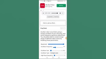 How to Make The Audio For Electric Module 1.0 On Android