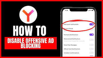 How to disable offensive ad blocking on Yandex Browser
