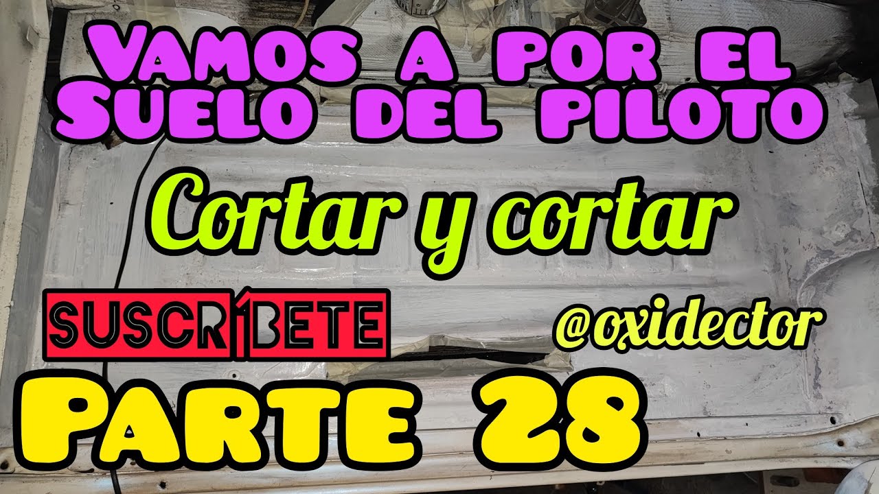 Restaurando Seat 600 E. Parte 28. Corto suelo piloto. Pinto 3° capa. 