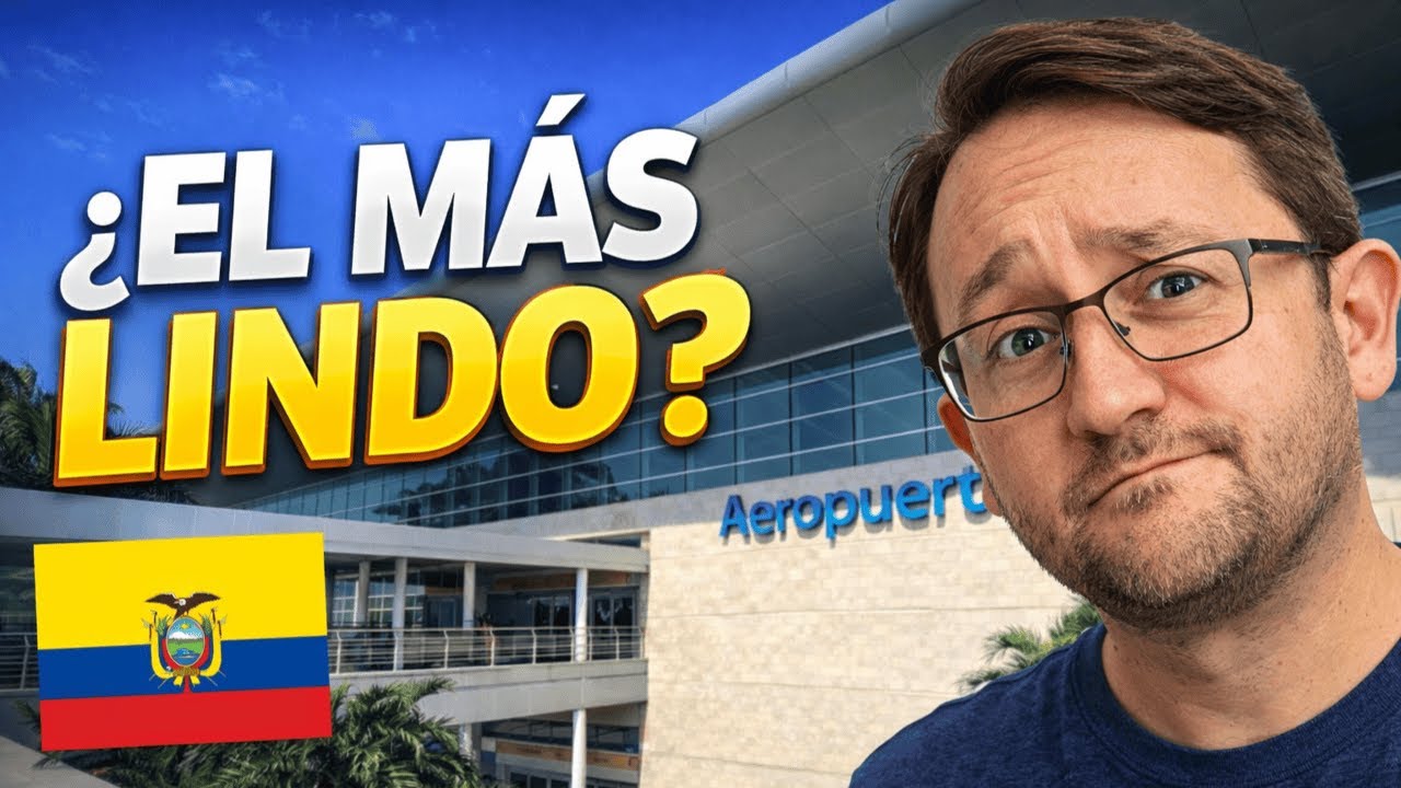 ¿El aeropuerto MÁS LINDO de Latinoamérica? ✈️🇪🇨 Tour total por Guayaquil 😱