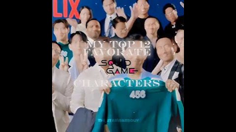 My Top 12 Favorate Squid Game Characters#squidgame#squidgame3 #edit #gihun#viral#jdmcareditnomusic