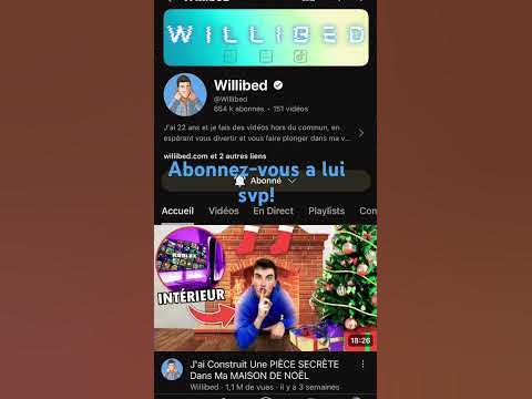  https://youtube.com/@Willibed?si=Z57xsTHOBzb9ePCc - YouTube
