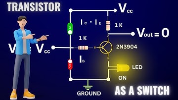 Transistor As A Switch Tutorial By Amazing Animation | Practical in Virtual Lab