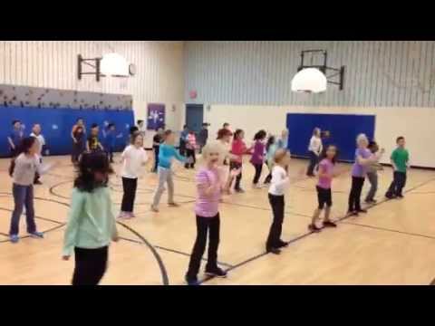 3rd grade line dance - YouTube