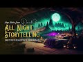 ALL NIGHT STORYTELLING & RAIN | Volume 04: Over 6 Hours of Bedtime Stories | No Ads | Black Screen