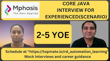 Mphasis Java Interview Questions | Mphasis Java Interview Questions
