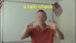 Learn English: Daily Easy English Expression 0628: a rain check