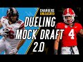 Dueling Chargers Mock Draft 2.0 | 2023 NFL Draft Prospects | Justin Herbert Gets His Weapons ⚔️👀
